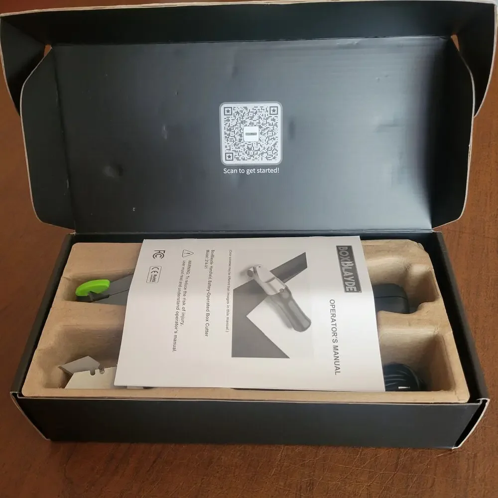BoxBlayde Cordless Rechargeable Electric Cardboard Cutter Box Cutter Blade